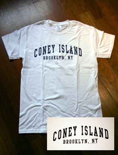 Coney Island Mens T Shirt with "CIBNY" Print