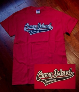 Coney Island Mens T Shirt with Coney Island Print