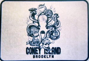 Octopus holding up Coney Island Beach Sweatshirt Blanket (54' x 84")