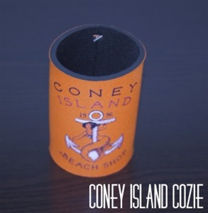 coney island can Cozie with CIBS Logo [ORANGE]
