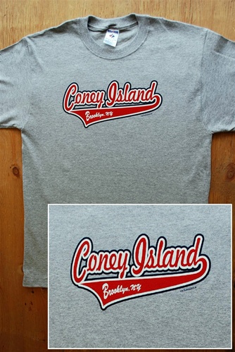 Coney Island T Shirt with Script