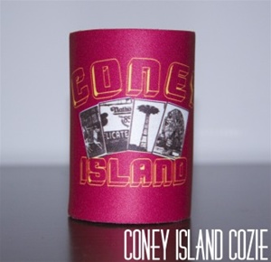 coney island can Cozie with LandMarks [RED]