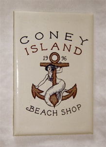 coney island Magnet with CIBS Logo [Sand]